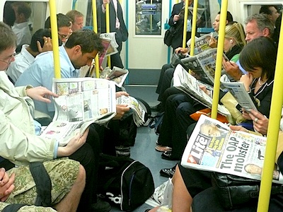 Tube-newspaper